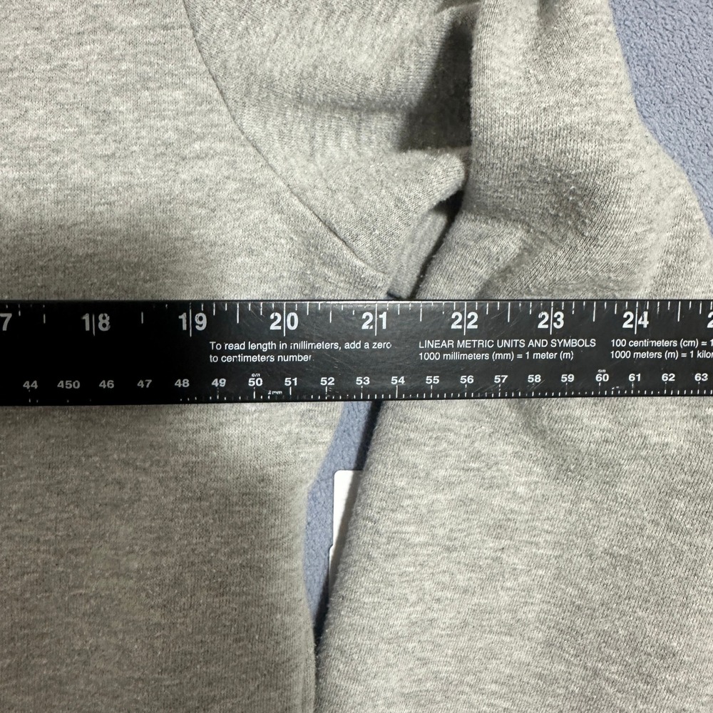 The North Face Heather Gray Full Zip Hoodie Asymmetrical Womens Size Large - Picture 6 of 13